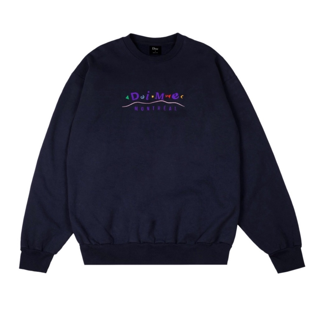 Dime Montreal Navy Crewneck Sweater